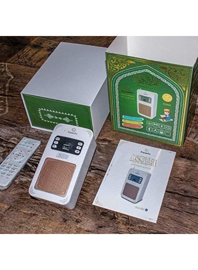 Equantu Quran Speaker – A Complete Spiritual Listening Experience-Quran Wall Bluetooth Speaker White - Image 4